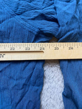 Load image into Gallery viewer, Torrid Shirt Womens 4 4X Teal Blue Crinkle Gauze Peasant Boho Blouse Plus Ladies