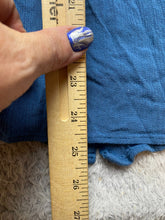 Load image into Gallery viewer, Torrid Shirt Womens 4 4X Teal Blue Crinkle Gauze Peasant Boho Blouse Plus Ladies