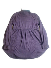 Load image into Gallery viewer, Anthropologie Maeve Shirt Womens Small Purple Polkadot Tunic Button Up Flared