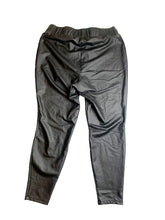Load image into Gallery viewer, Torrid Pants Womens 2 (35x25) Black Pull On Faux Leather Nylon Spandex Stretch