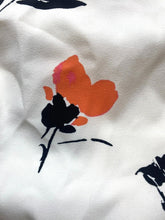 Load image into Gallery viewer, Lauren Ralph Lauren Dress 12 Extra Large White AOP Crepe Sheath Peasant Stretch