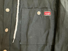 Load image into Gallery viewer, Wrangler Workwear Jacket Adult Small Black Snaps Hoodie Sweater Outdoor Mens