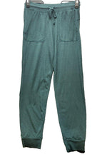 Load image into Gallery viewer, Alo Pants Womens Small Forest Green Tapered Jogger Drawstring Rayon Spandex Yoga