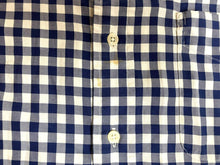 Load image into Gallery viewer, Ralph Lauren Shirt Adult Large Blue White Grid Checkered Bertrand Button Up Mens