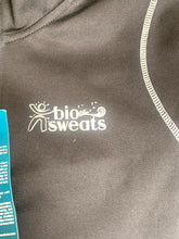Load image into Gallery viewer, Bio Sweats Jacket Womens 3XL XXXL Black Blue 1/2 Zip Sauna Suit Ladies NWT