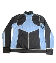 Load image into Gallery viewer, Bio Sweats Jacket Womens 3XL XXXL Black Blue 1/2 Zip Sauna Suit Ladies NWT