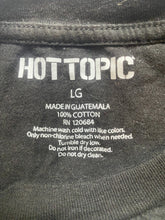 Load image into Gallery viewer, Hot Topic Shirt Womens Large Black Goth Milk Cropped Streetwear Oversized Ladies