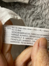 Load image into Gallery viewer, ZARA Shirt Womens Medium White Button Up Linen Cropped Oversized Blouse Lady NWT