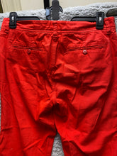 Load image into Gallery viewer, J Crew Pants Womens 8 (34x27.5) Red Chino Straight Leg Casual Slash Pocket Lady
