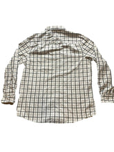 Load image into Gallery viewer, Axist Shirt Adult Large Gray Plaid Double Flap Pockets Button Up Casual Mens