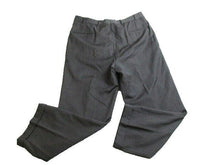 Load image into Gallery viewer, Brooks Brothers 346 Adult 36x33 Black Plated Straight Leg Trouser 100% Wool Mens