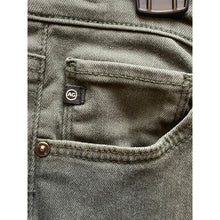 Load image into Gallery viewer, AG Adriano Goldschmied Jeans Womens 26R The Legging Ankle Olive Green Frayed Hem