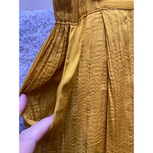 Load image into Gallery viewer, Anthropologie Lilka Pants Golden Wide Leg Boho Festival Cropped Flair Harem