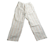 Load image into Gallery viewer, Brooks Brothers 346 Pants Womens 8 (26x24.8) White Striped Viscose Rayon Ladies