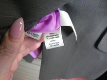 Load image into Gallery viewer, Ann Taylor Suit Coat Womens 0 Gray Single Breasted Virgin Wool Blazer Jacket