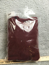 Load image into Gallery viewer, Jos A Bank Sweater Adult Extra Large Maroon 1/4 Zip Mock Neck Outerwear Mens