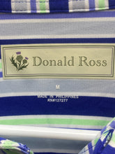 Load image into Gallery viewer, Donald Ross Shirt Adult Medium Blue Preppy HCC Golfing Golf Polo Performance Men