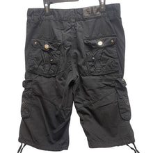 Load image into Gallery viewer, Benjamin Black Shorts Adult 30 Cargo Black Snaps Pockets Casual Outdoor