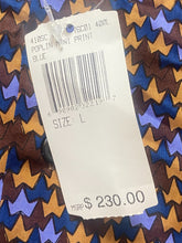 Load image into Gallery viewer, Holliday & Brown London Shirt Adult Large Poplin Button Up Mens $230 MSRP NWT