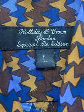 Load image into Gallery viewer, Holliday & Brown London Shirt Adult Large Poplin Button Up Mens $230 MSRP NWT