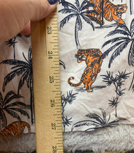 Load image into Gallery viewer, Goodfellow & Co Shirt Adult Large White TIGERS Palm Tree AOP Hawaiian Slim Mens
