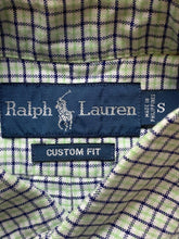 Load image into Gallery viewer, Ralph Lauren Shirt Adult Small Grid Checkered Flesh Pony Custom Fit Casual Mens