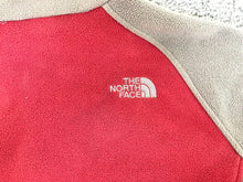Load image into Gallery viewer, The North Face Sweatshirt Womens Medium Pink Gray Full Zip Sherpa Fleece Sweater