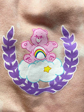 Load image into Gallery viewer, Care Bears Pants Womens Small Pink Purple Jogger Sweatpants Tie Dye Soft Cozy