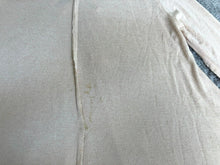 Load image into Gallery viewer, Anthropologie Altar’d State Shirt Womens Medium Beige Tassel Oversized Lagenlook