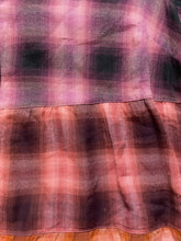 Load image into Gallery viewer, J Jill Shirt Womens 2X Button Up Long Sleeve Ombre Plaid Tunic Blouse Rayon Lady