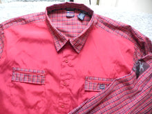 Load image into Gallery viewer, Bugle Boy Jean Adult 3X Button Up Long Sleeve Zip Pocket Viscose Woven Mens