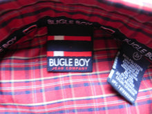 Load image into Gallery viewer, Bugle Boy Jean Adult 3X Button Up Long Sleeve Zip Pocket Viscose Woven Mens