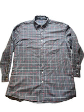 Load image into Gallery viewer, Nautica Shirt Adult 2XLT XXL Tall Button Up Long Sleeve Windowpane Plaid Mens