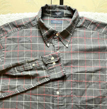 Load image into Gallery viewer, Nautica Shirt Adult 2XLT XXL Tall Button Up Long Sleeve Windowpane Plaid Mens