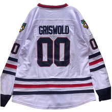 Load image into Gallery viewer, Clark Griswold Jersey Mens 2XL Blackhawks Hockey VACATION Movie White NWOT