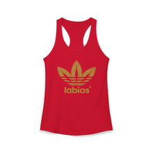 Load image into Gallery viewer, Labias Funny Parody Women's Ideal Racerback Tank