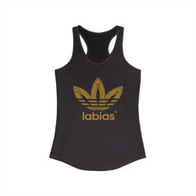 Load image into Gallery viewer, Labias Funny Parody Women's Ideal Racerback Tank