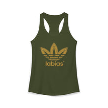 Load image into Gallery viewer, Labias Funny Parody Women's Ideal Racerback Tank