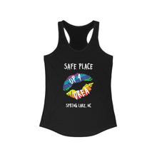 Load image into Gallery viewer, Safe Place Up4Drea Pride Racerback Tank Top, Pride Month Shirts, Pride Tee, Lesbian Shirt, Gay Shirt, North Carolina Tank Top