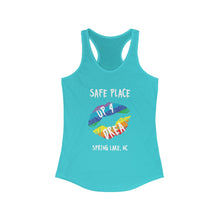 Load image into Gallery viewer, Safe Place Up4Drea Pride Racerback Tank Top, Pride Month Shirts, Pride Tee, Lesbian Shirt, Gay Shirt, North Carolina Tank Top