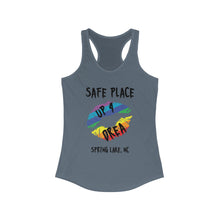 Load image into Gallery viewer, Safe Place Up4Drea Pride Racerback Tank Top, Pride Month Shirts, Pride Tee, Lesbian Shirt, Gay Shirt, North Carolina Tank Top