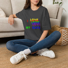 Load image into Gallery viewer, I love my gays Unisex Softstyle T-Shirt