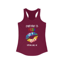 Load image into Gallery viewer, Everyday Is Pride Up4Drea Pride Racerback Tank Top, Pride Month Shirts, Pride Tee, Lesbian Shirt, Gay Shirt, North Carolina Tank Top