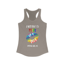 Load image into Gallery viewer, Everyday Is Pride Up4Drea Pride Racerback Tank Top, Pride Month Shirts, Pride Tee, Lesbian Shirt, Gay Shirt, North Carolina Tank Top