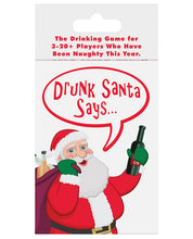 Load image into Gallery viewer, Drunk Santa Says Card Game
