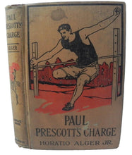 Load image into Gallery viewer, Antique C. 1900 Paul Prescott's Charge by Horatio Alger Jr Hardcover Book