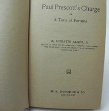 Load image into Gallery viewer, Antique C. 1900 Paul Prescott's Charge by Horatio Alger Jr Hardcover Book
