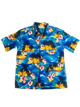 Load image into Gallery viewer, VTG Pacific Legend Shirt Adult Large Blue Button Up Aloha Floral Hawaiian Mens