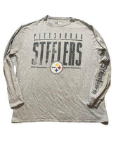 Load image into Gallery viewer, Pittsburgh Steelers Shirt Adult Extra Large Gray NFL Football Athletic Mens