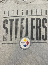 Load image into Gallery viewer, Pittsburgh Steelers Shirt Adult Extra Large Gray NFL Football Athletic Mens